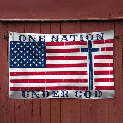 One Nation Under God American Grommet Flag MLN873GF