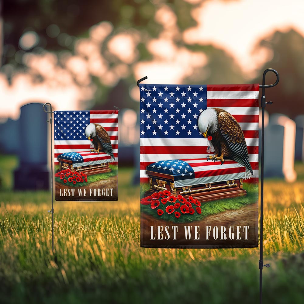 Lest We Forget Memorial Day American Flag TPT1591F