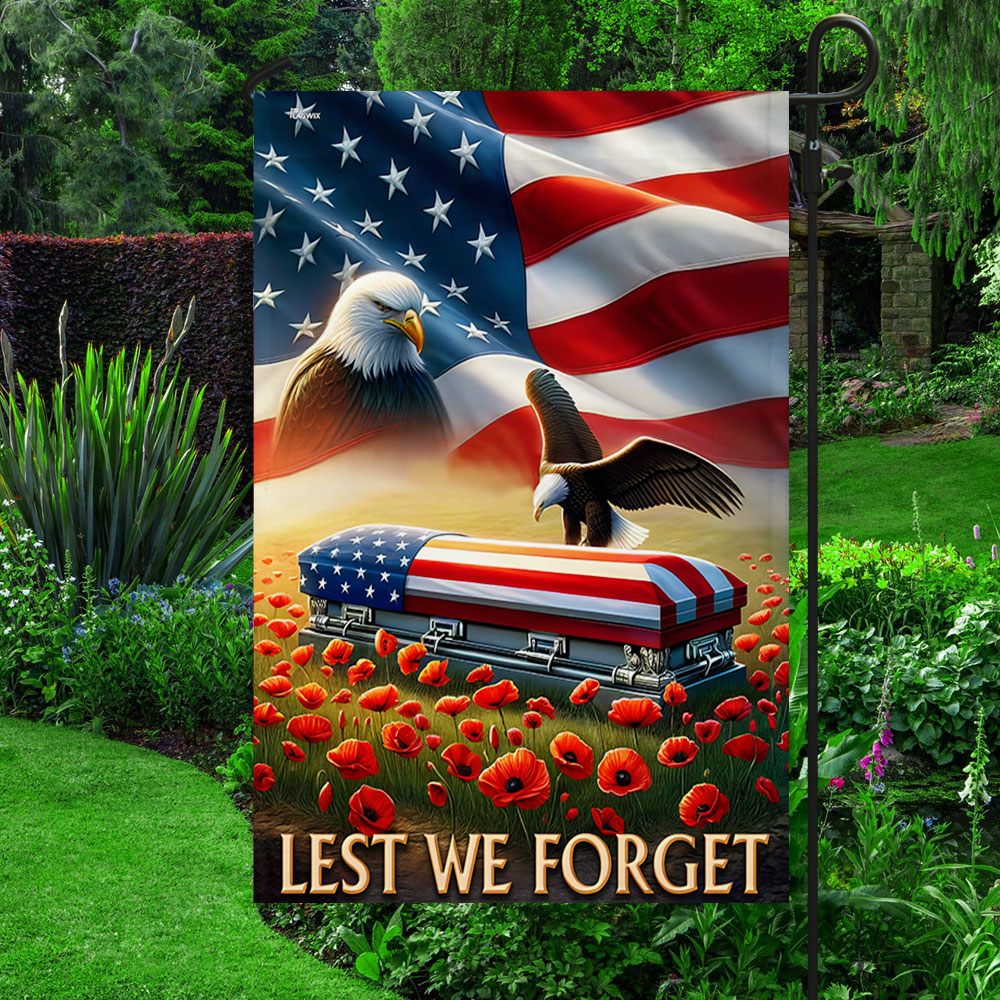 Lest We Forget Memorial Day American Flag TPT1590F