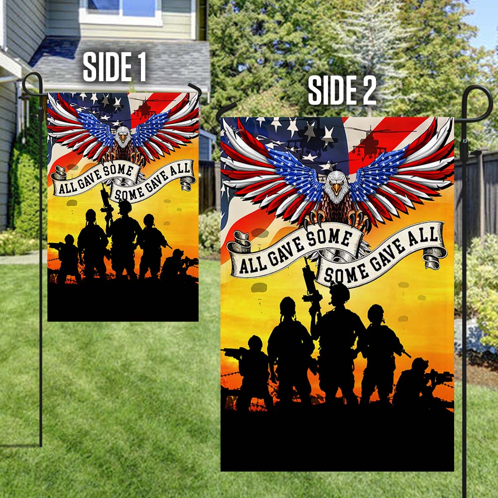 Memorial Day, All Gave Some, Some Gave All, U.S. Veteran Flag TPT637F