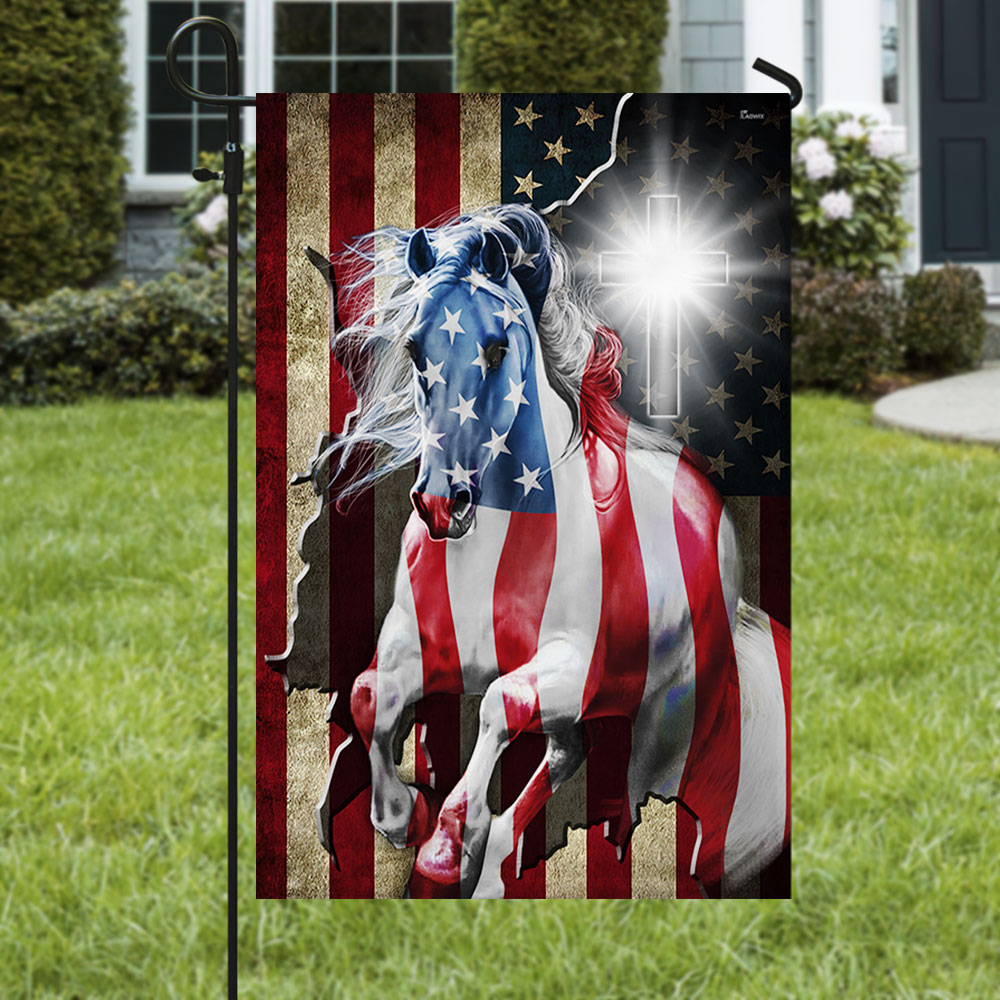 Patriot Horse American Flag MLN349F