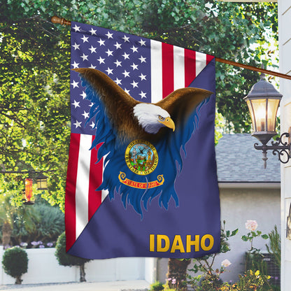 Idaho Flag American Eagle Idaho Flag TRL1748Fv3