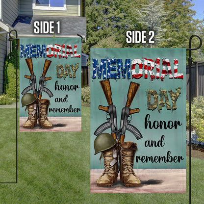 Memorial Day Flag Honor And Remember Veterans TQN1008F