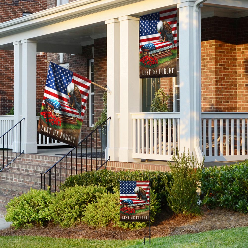 Lest We Forget Memorial Day American Flag TPT1591F