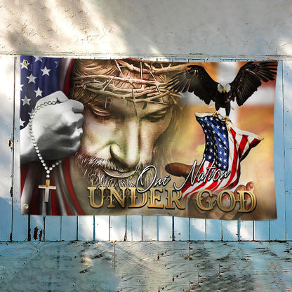 One Nation Under God American Flag THH3361GF