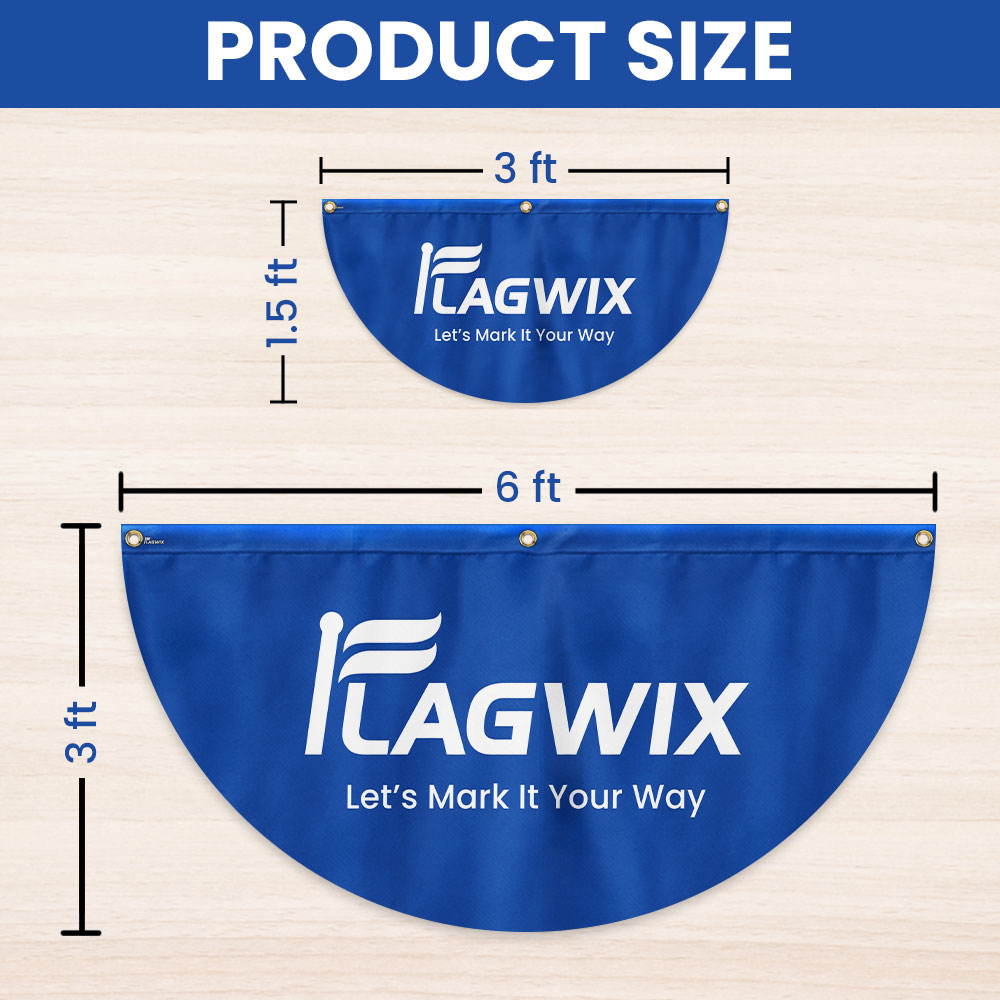 Flagwix American Flag - Memorial Day Veterans, Home Of The Free American Non-Pleated Fan Flag TPT1645FLv1