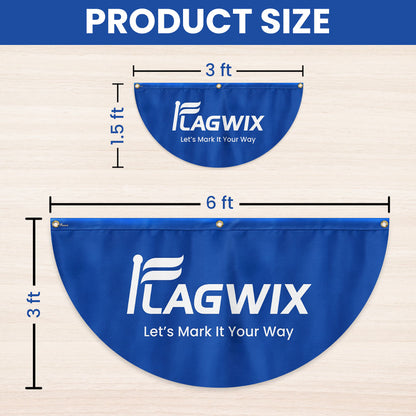 Flagwix American Flag - Memorial Day Veterans, Home Of The Free American Non-Pleated Fan Flag TPT1645FLv1