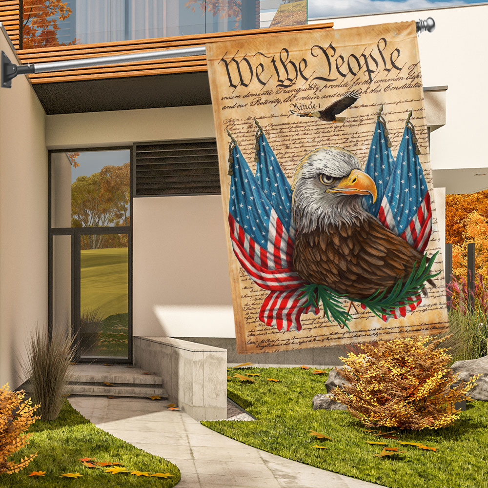 Flagwix American Flag - We The People Eagle 4th Of july Independence Day Flag TQN1221F