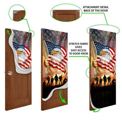 Veterans Day, Home Of The Free Because Of The Brave Door Cover &amp; Banners TPT1279CB