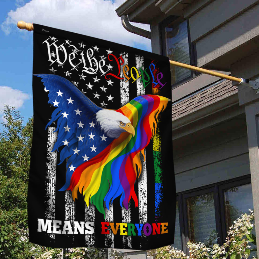 LGBT Pride Eagle Flag We The People Means Everyone DDH3459F