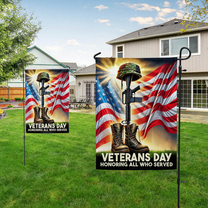 Veterans Day Honoring All Who Served Veteran Boots American Flag MLN3994F