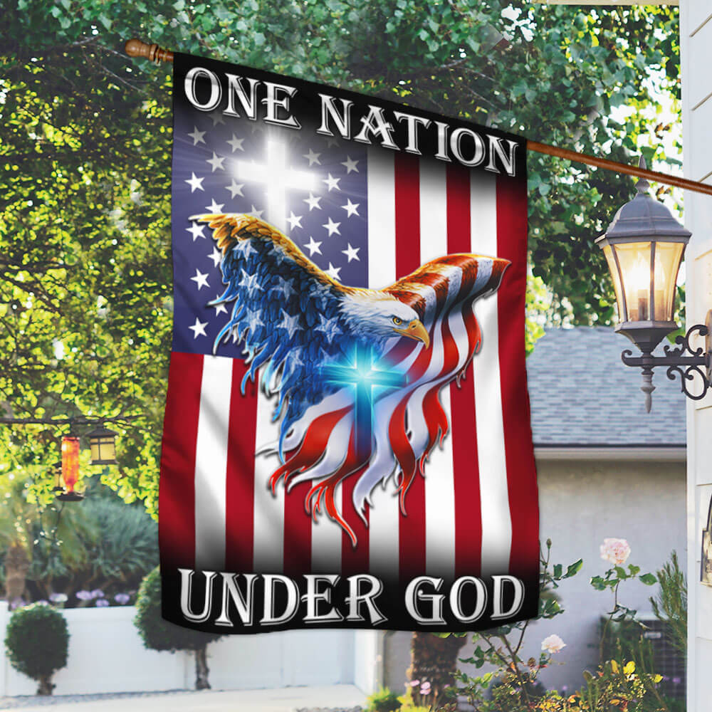 Flagwix American Flag - One Nation Under God American Eagle Flag THB3602Fv2n