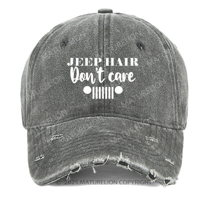 Maturelion Jeep Hair Don't Care Washed Vintage Cap