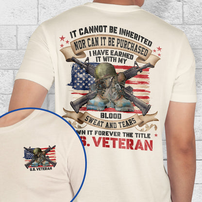 Veteran, I Own It Forever The Title U.S. Veteran T-Shirt TPT2338TS