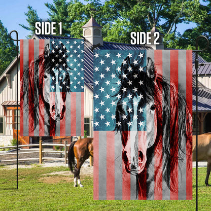 Patriot Horse American Flag MLN490F