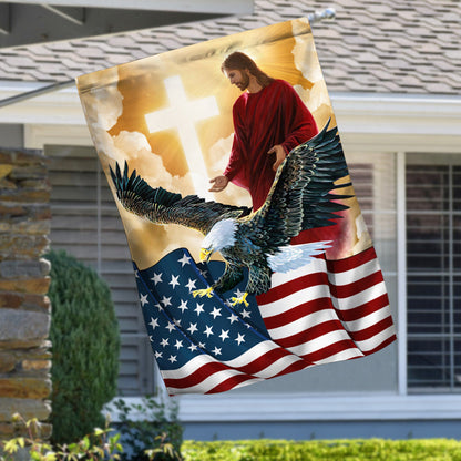 Jesus Flag American Eagle God Jesus Flag TRN1479F