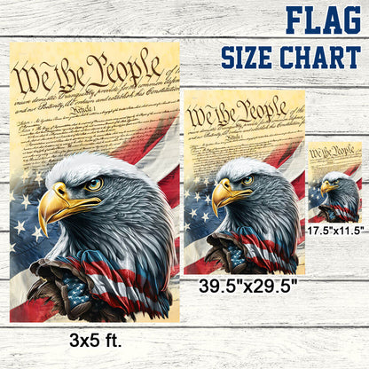 Flagwix American Flag - We The People. Patriotic American Eagle Flag TPT780F