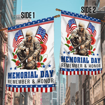 Memorial Day Veteran Remember And Honor Flag NTT05TTH