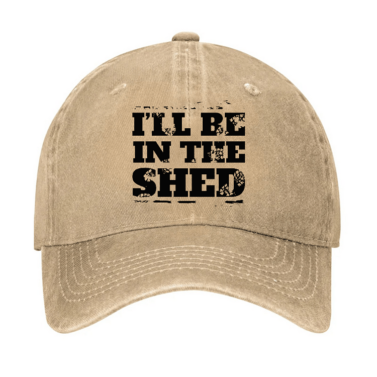 Maturelion I'll Be In The Shed Funny Men's Fix Cap