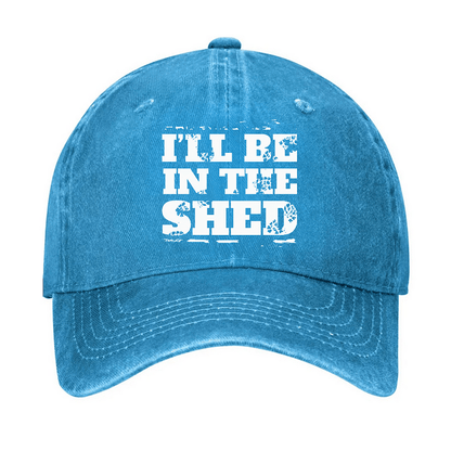 Maturelion I'll Be In The Shed Funny Men's Fix Cap