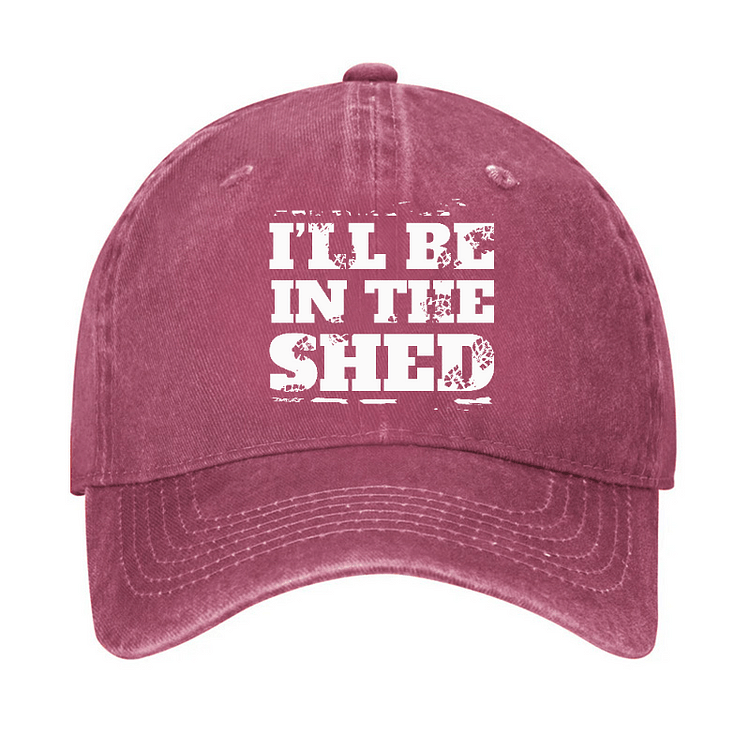 Maturelion I'll Be In The Shed Funny Men's Fix Cap