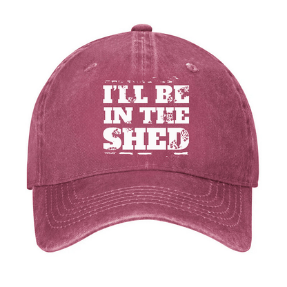 Maturelion I'll Be In The Shed Funny Men's Fix Cap