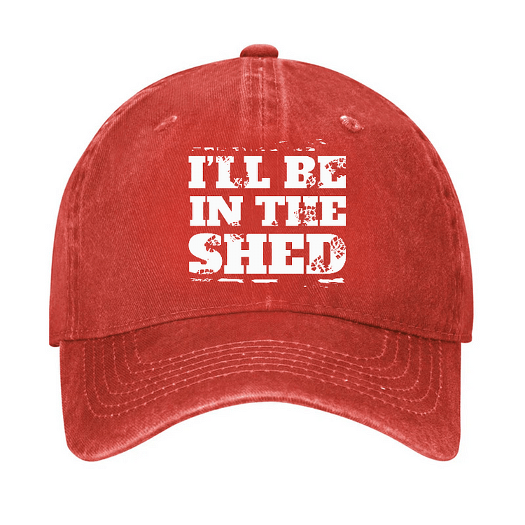 Maturelion I'll Be In The Shed Funny Men's Fix Cap