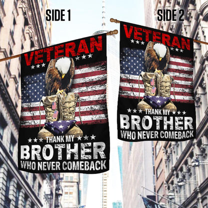 Veteran Memorial Day American Flag Thank My Brother Who Never Comeback MLN1320F