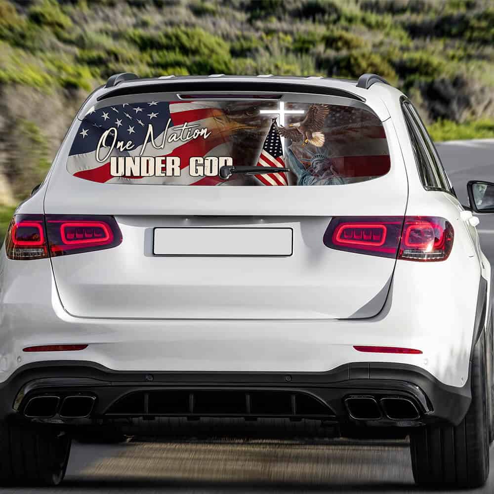One Nation Under God Rear Window Decal PN262CD