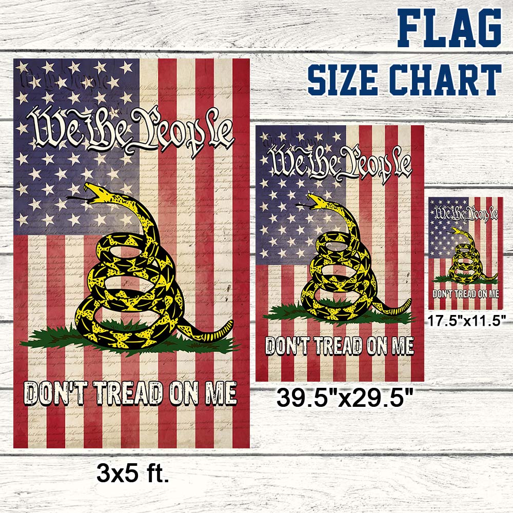 Gadsden We The People Don't Tread On Me Flag MLN1227F