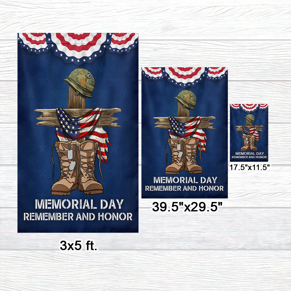 Memorial Day Remember And Honor Flag TQN1009F