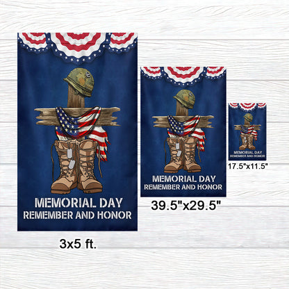Memorial Day Remember And Honor Flag TQN1009F