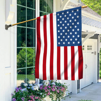 Memorial Day. Remember and Honor Veteran American Eagle Two-Sided Flag TPT776Fv1