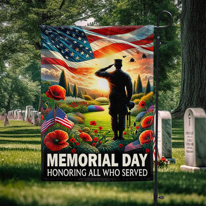 FLAGWIX Memorial Day Honoring All Who Served Veteran American Flag MLN2704F