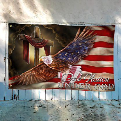 One Nation Under God. American Eagle Flag THB3124GF