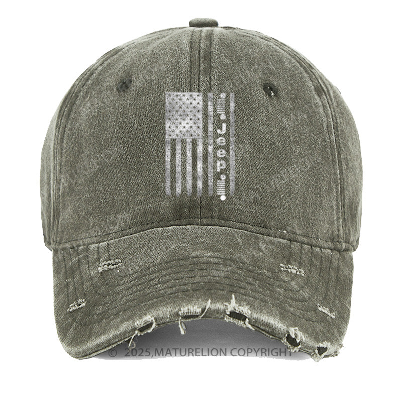 Maturelion American Jeep Washed Vintage Cap