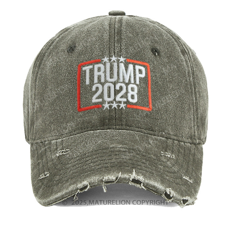 Maturelion Trump 2028 Washed Vintage Cap