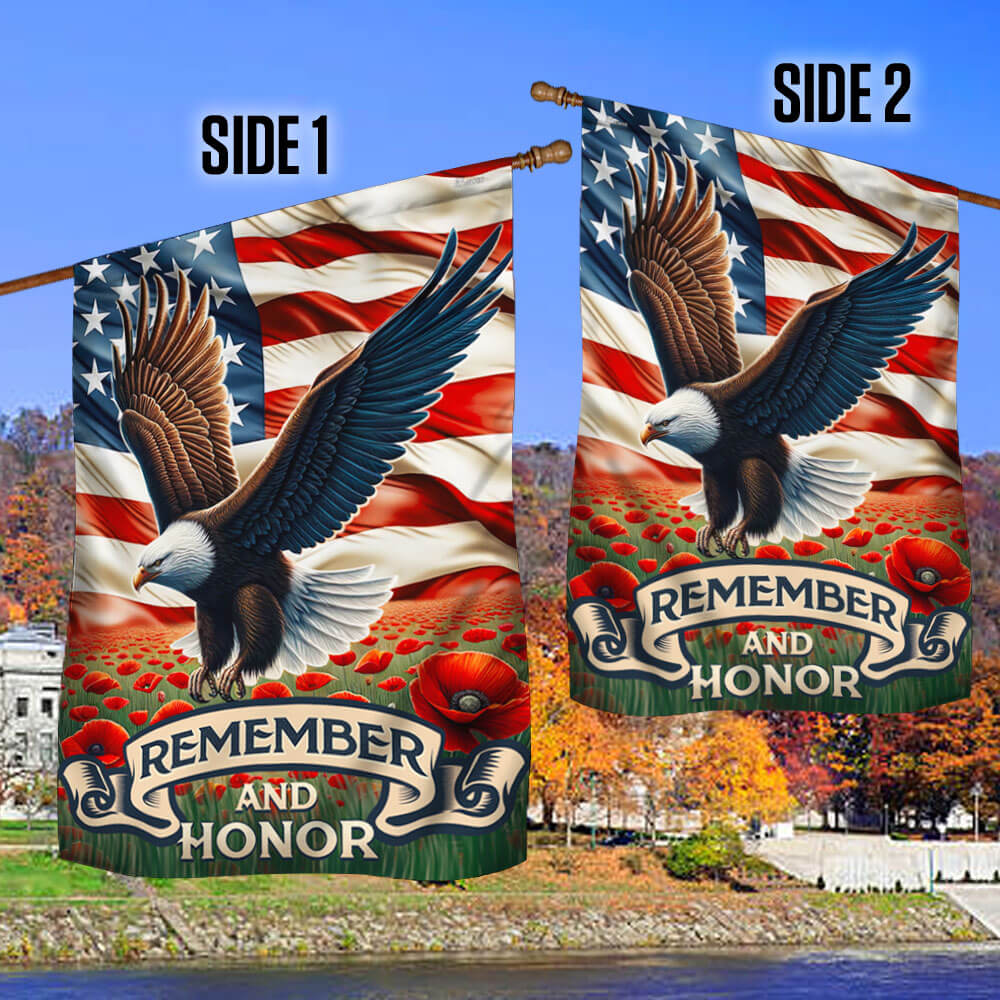 FLAGWIX  Patriot Eagle Memorial Day Remember and Honor Flag MLN2477F