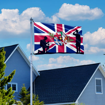 UK Armed Forces Day Veterans Grommet Flag PHB04PMN