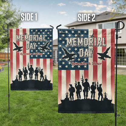 Memorial Day Remember And Honor Flag Veteran Flag PHB09LPN