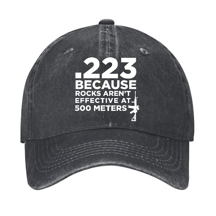 Maturelion .223 Because Rocks Aren'T Effective At 500 Meters Cap (Free Customization)