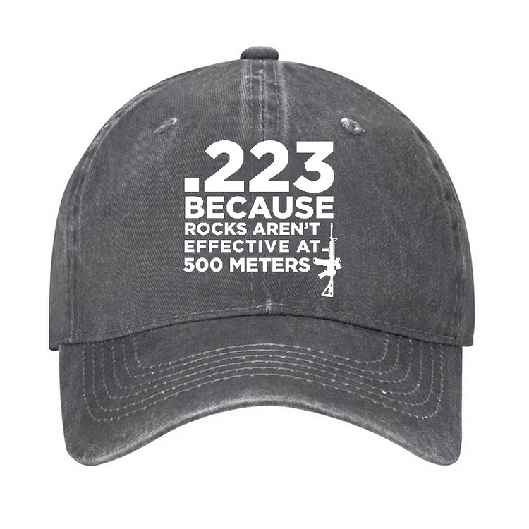 Maturelion .223 Because Rocks Aren'T Effective At 500 Meters Cap (Free Customization)