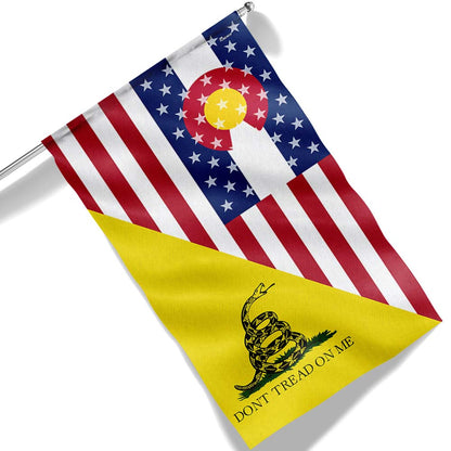 Don't Tread On Me Colorado American Gadsden Flag TPT1168F