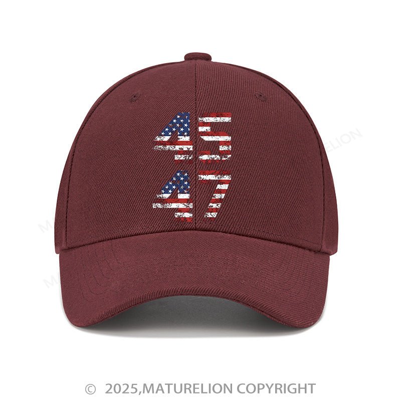 Maturelion Baseball Cap 45th & 47th Cap (Free Customization)