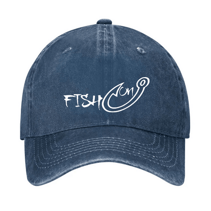 Maturelion Fish On Funny Fishing Cap