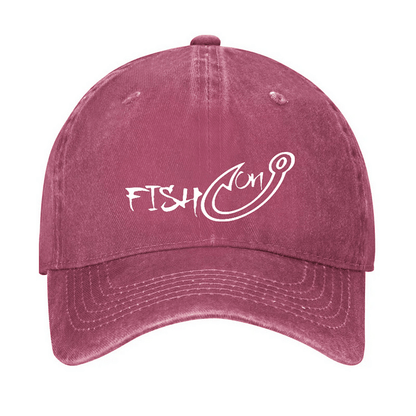 Maturelion Fish On Funny Fishing Cap