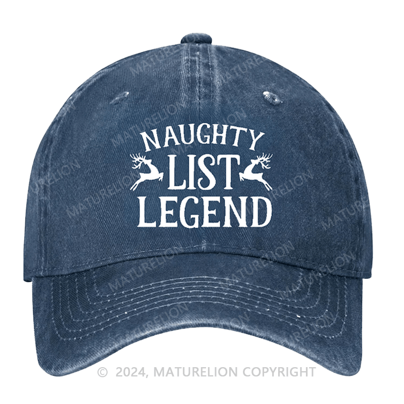 Maturelion Christmas Naughty List Legend Cap