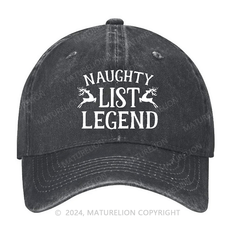Maturelion Christmas Naughty List Legend Cap
