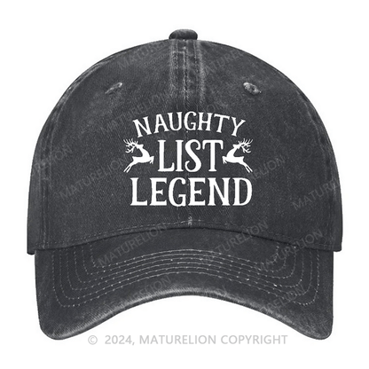 Maturelion Christmas Naughty List Legend Cap