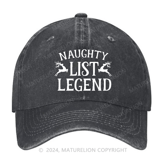 Maturelion Christmas Naughty List Legend Cap